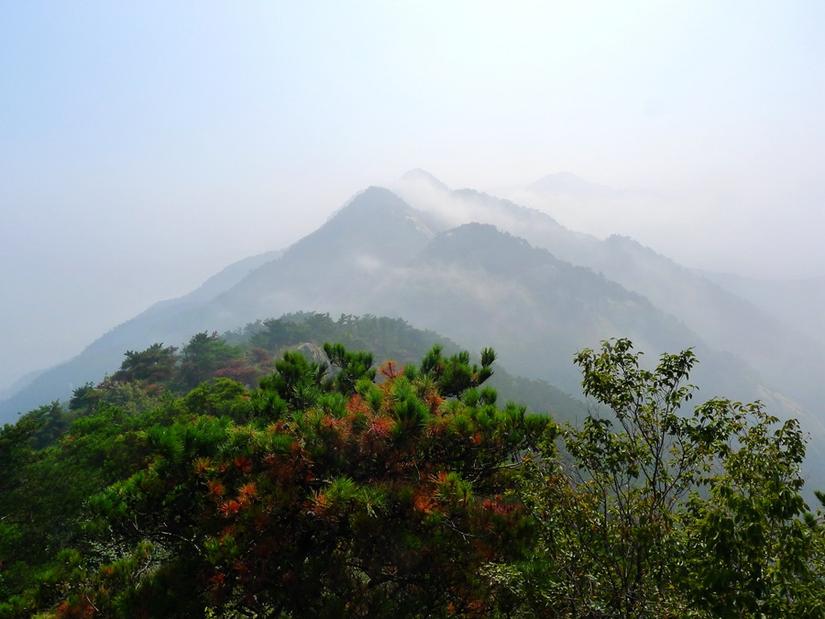 蒙山三十六计之十六：雨潜麻峪环古寺