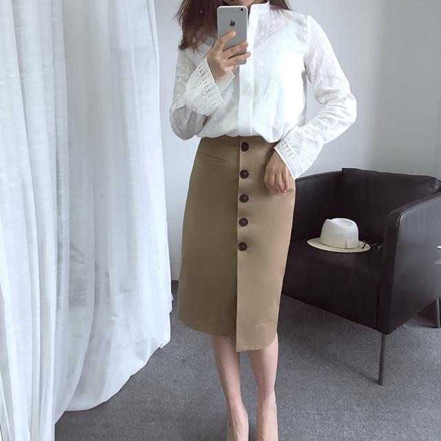 百搭一片式半身裙,百搭显瘦A字半身裙