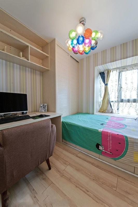 简约现代装修风格卧室榻榻米,大同现代简约风装修