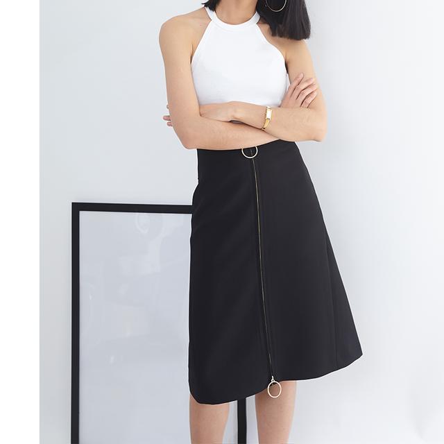 百搭一片式半身裙,百搭显瘦A字半身裙