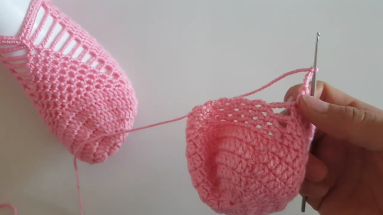 暖腿袜钩织教程,保暖袜套的裁剪和做法