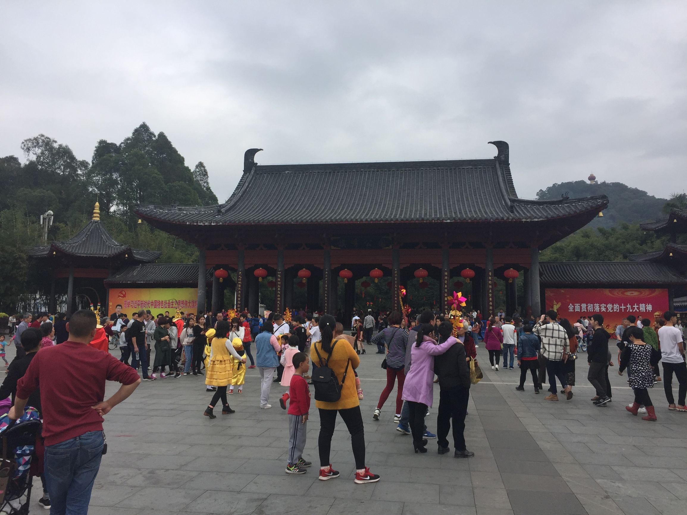 东莞旗峰公园灵异事件,东莞旗峰公园寺庙