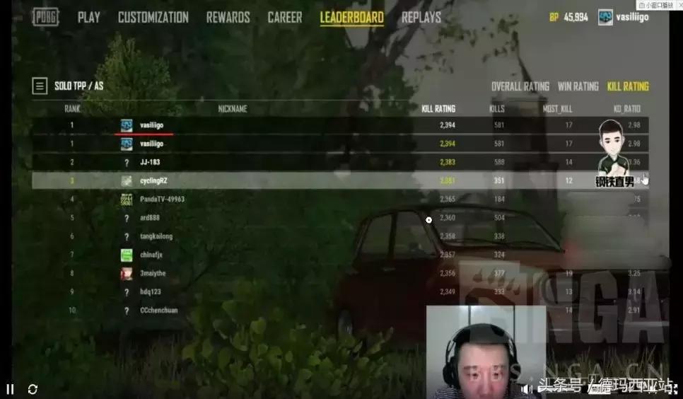 绝地求生国际服死亡榜和封神榜,死亡宣告登顶亚服完整版