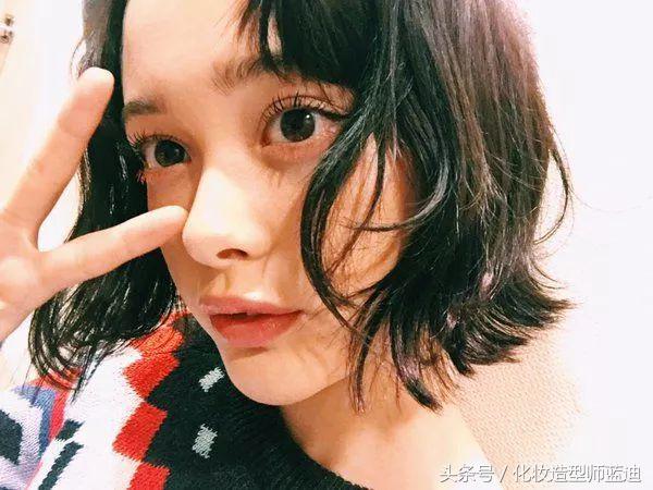 韩式泡面头短发,内扣短发适合什么颜色