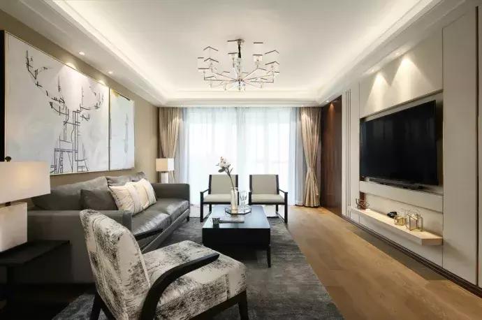 客厅电视背景墙涂料配色效果图,客厅背景墙哪种颜色最好看