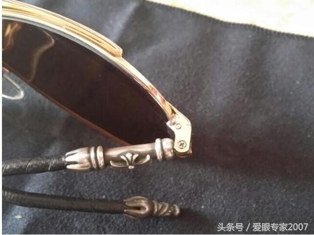 克罗心墨镜的镜片,chromehearts克罗心半框眼镜