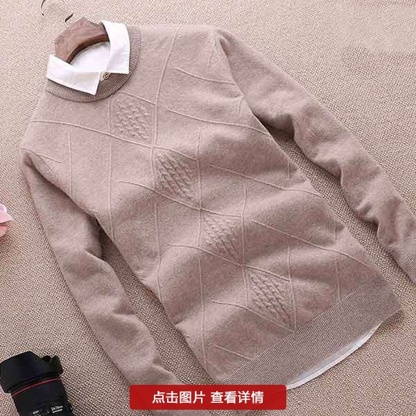 女童羊绒衫编织花样简单大方,简单大方的羊绒衫花样