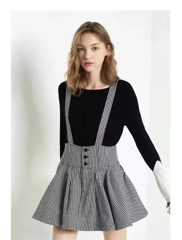 减龄背带裙冬天,200斤夏季背带裙大码胖mm显瘦遮肉