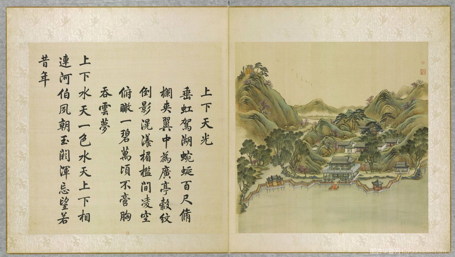 圆明园各个景点的复原图,图游华夏