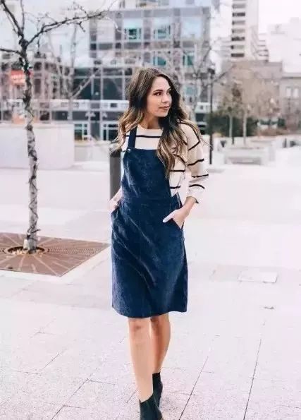 减龄背带裙冬天,200斤夏季背带裙大码胖mm显瘦遮肉