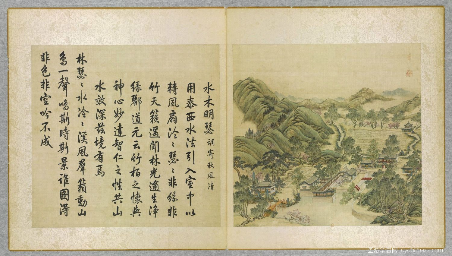 圆明园各个景点的复原图,图游华夏