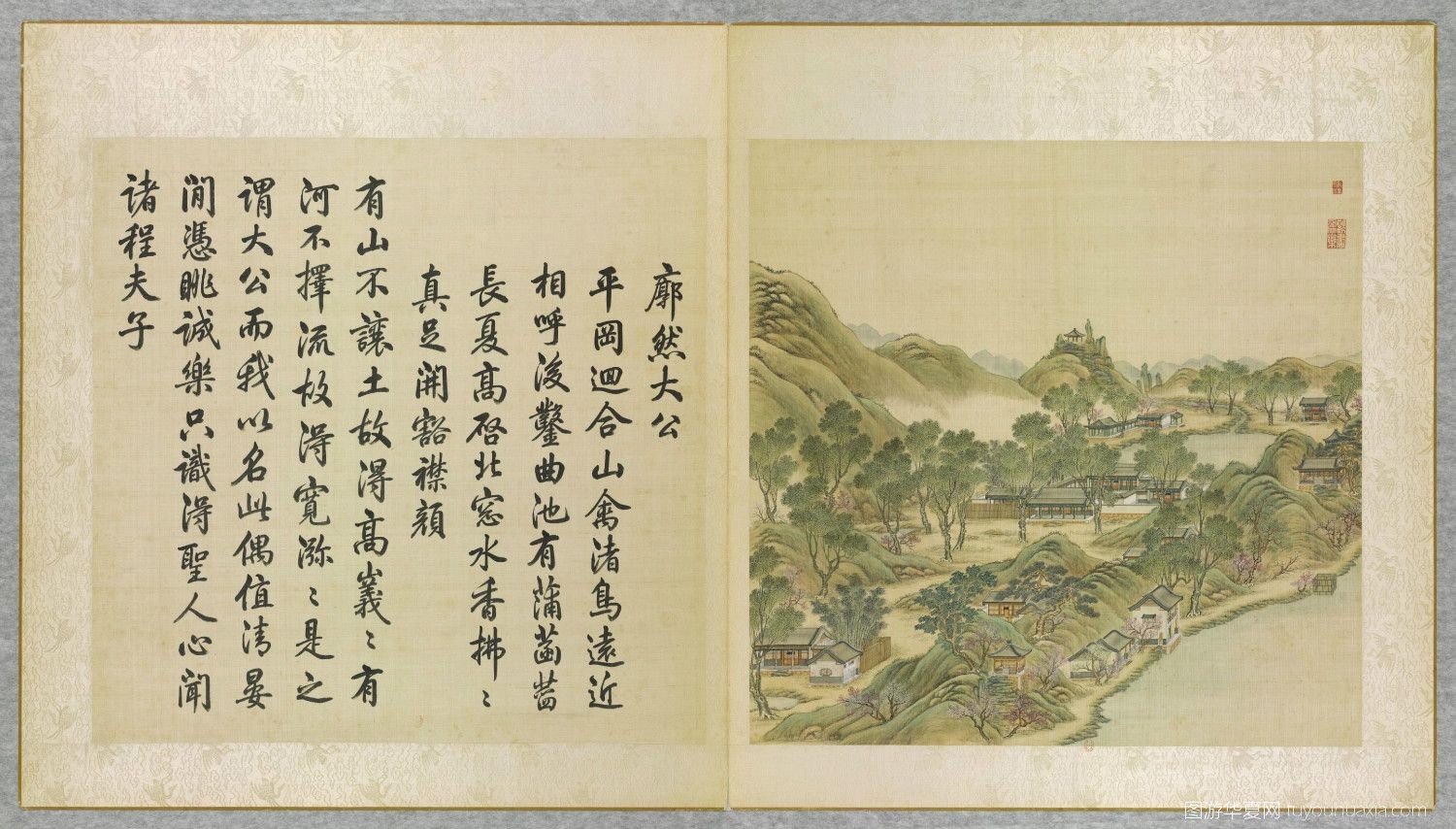 圆明园各个景点的复原图,图游华夏