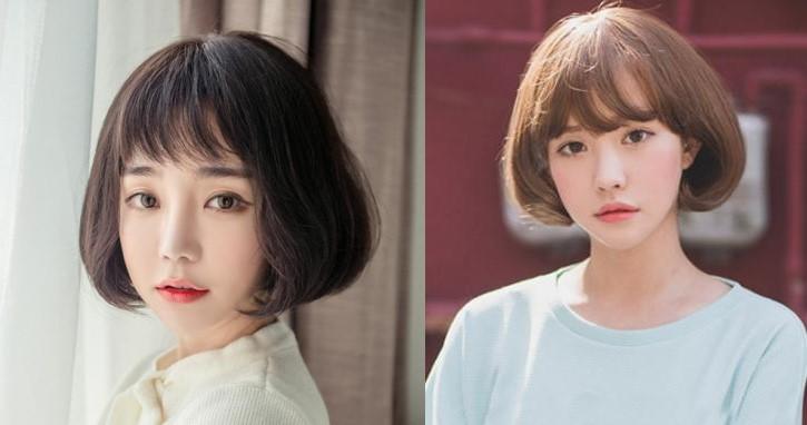 适合圆脸烫发发型女2020流行发型,适合40-50岁圆脸发型短发空气烫