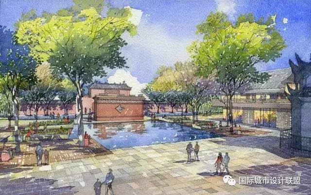 太古里街区效果图,经典block街区设计