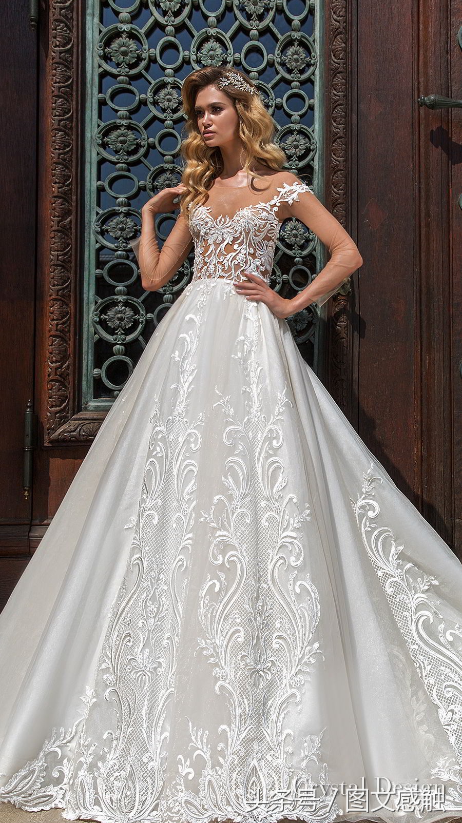 白银婚纱礼服设计,玫瑰婚纱礼服设计