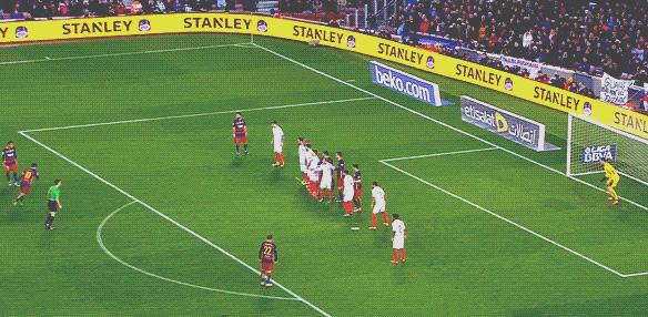 梅西任意球vsc罗任意球,梅西生涯第60次任意球破门