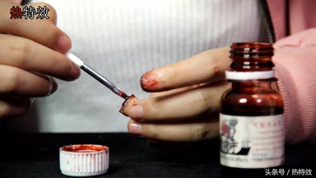 特效化妆之遮盖疤痕,化妆特效逼真