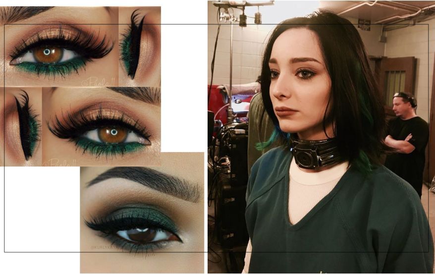 爆红网络靠一头绿发？让80万人沦陷的绝世美颜，竟是靠化妆台上的