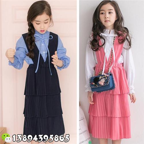 女宝牛仔背带裙亲子装,森系背带裙穿搭宝宝