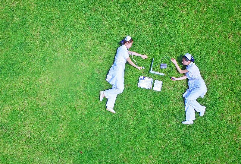 护士节护士特写镜头,护士节护士转场视频