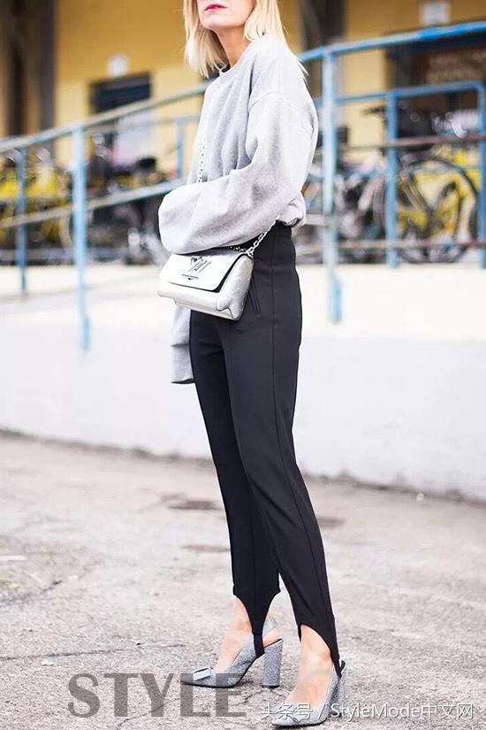 妈妈高档踩脚裤,薄款光泽踩脚裤