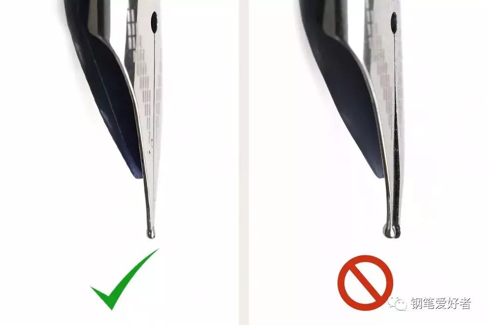 明尖钢笔笔尖调整,钢笔更换笔尖小技巧图解
