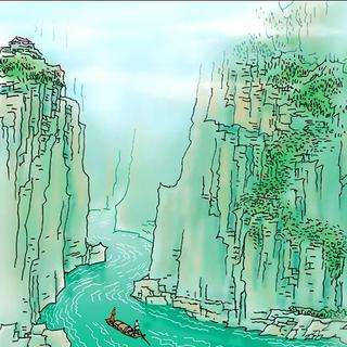 李白诗早发白帝城书法作品,李白早发白帝城古诗全解