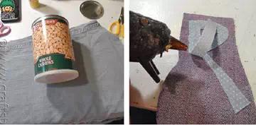 旧物改造牛仔裤收纳盒,旧牛仔改造壁挂收纳袋