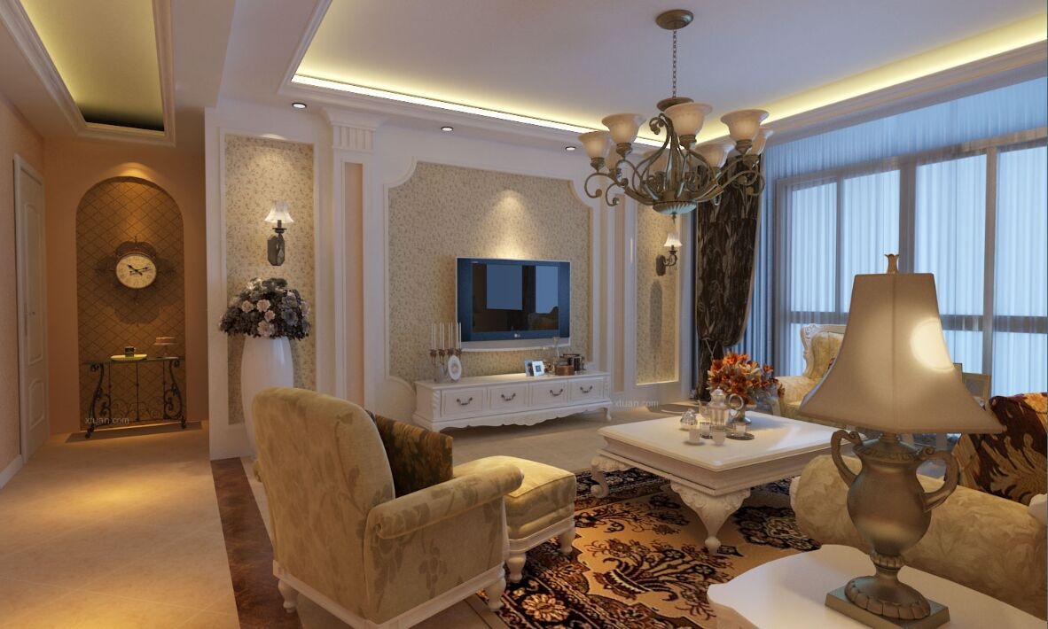 文化石电视背景墙适合什么风格,木饰面电视背景墙轻奢风格高级感