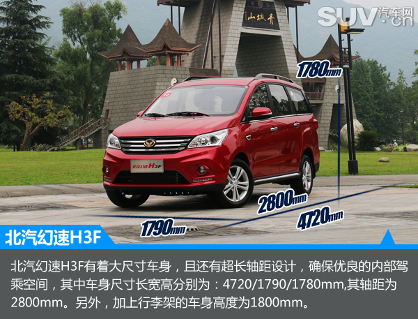 隽秀姿态王者风范试驾北汽幻速H3FMPV