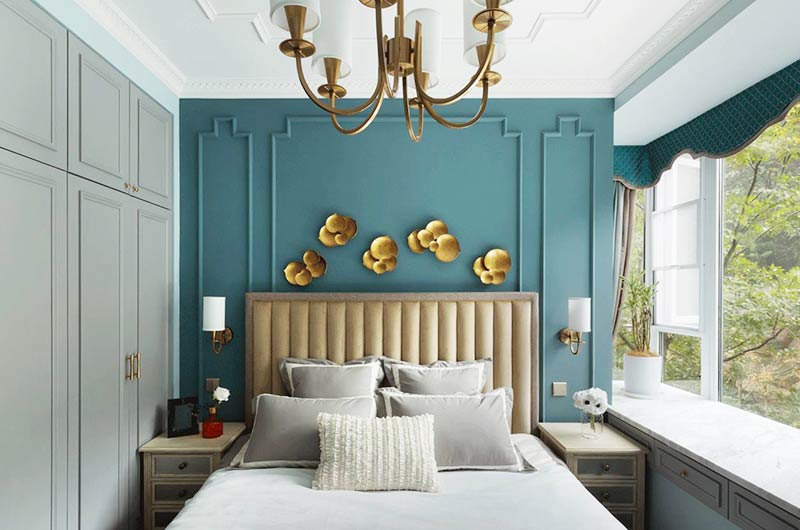 酒店床头软包装修效果图大全,简约风格床头软包效果图2015款式