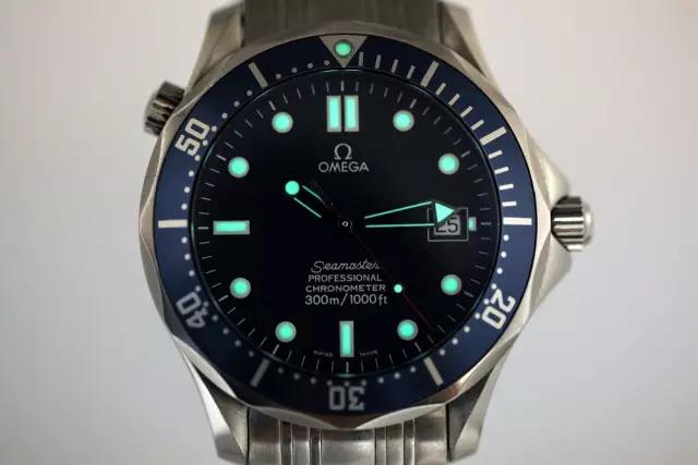 真假欧米茄海马,真假海马