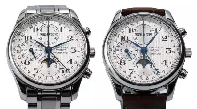 浪琴先行者真假对比,浪琴军旗系列男表真假对比