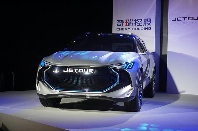 捷途概念车jetourx动态欣赏,捷途轿跑suvjetourx什么时候上市