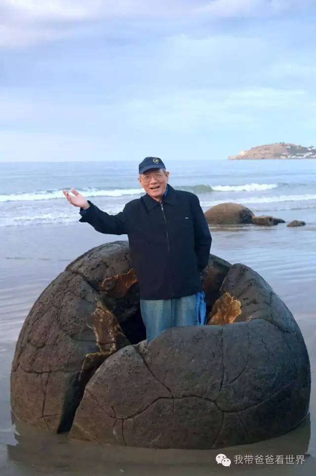 新西兰拉基圆石,摩拉基大圆石早上可以看得见吗