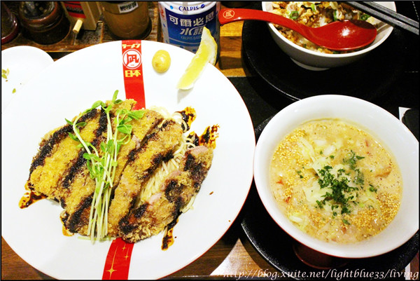 ラーメン凪,Nagi豚骨拉面，猪排配沾面给你消暑超级饱足感