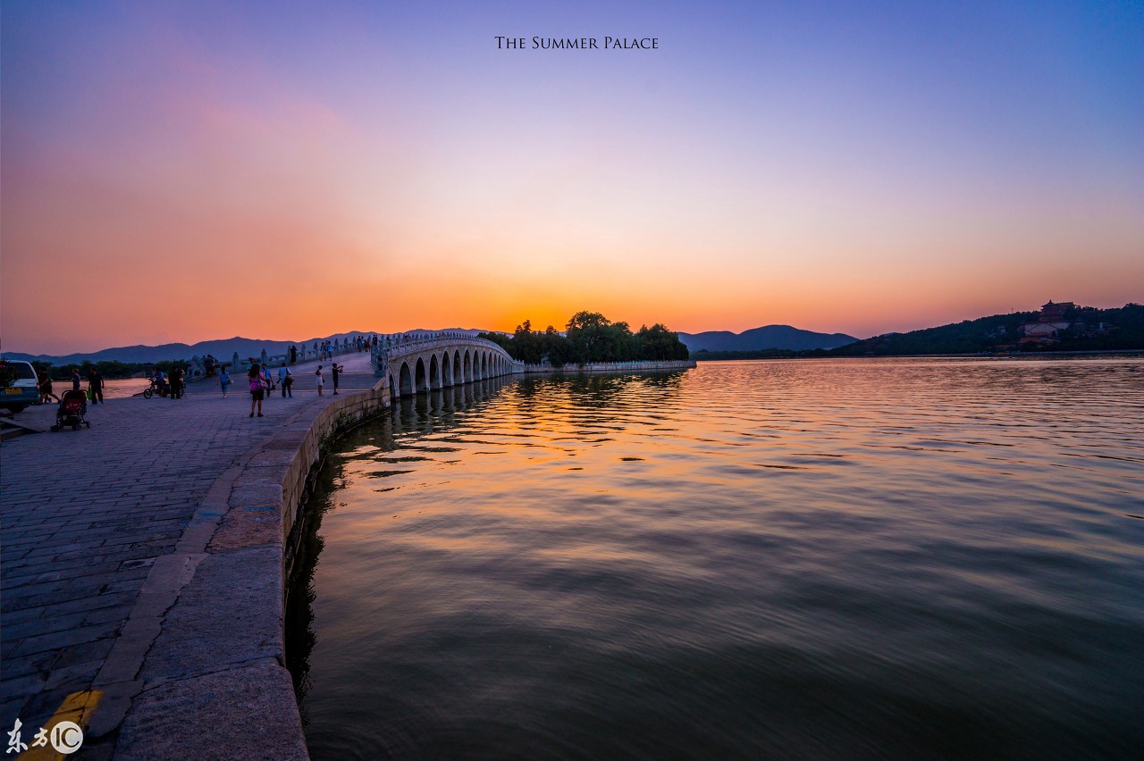 北京颐和园泛舟昆明湖,颐和园昆明湖秋景