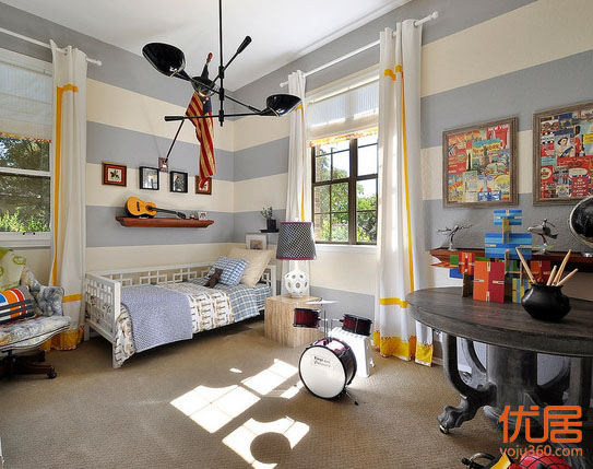 小男孩的卧室该怎么设计,男孩子卧室小该怎么设计高级感