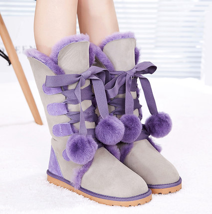 冬季潮流百搭雪地靴,冬季必备超暖加厚的雪地靴