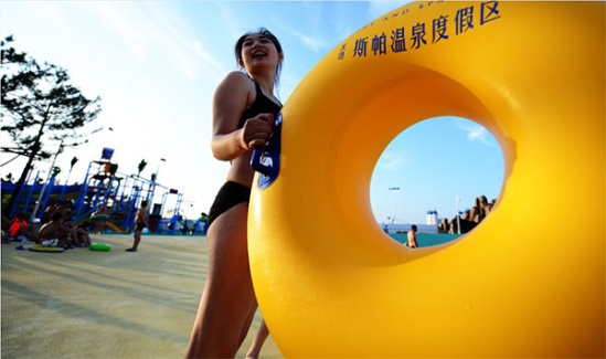 辽宁最大滨海室外水上乐园,辽宁朝阳欢乐岛水上乐园