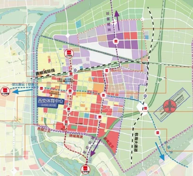 西安体育馆体育中心,西安新建体育运动中心