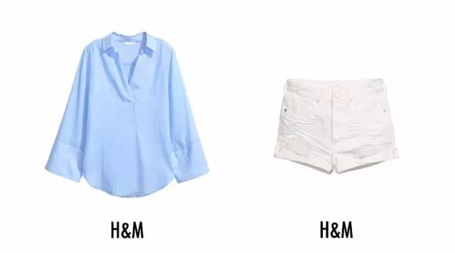 夏日穿搭蓝白色,好看又时髦的夏日穿搭