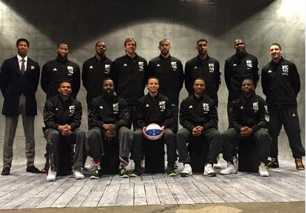 NBA03—16赛季全明星全家福照片詹韦好基友邓肯跨世纪