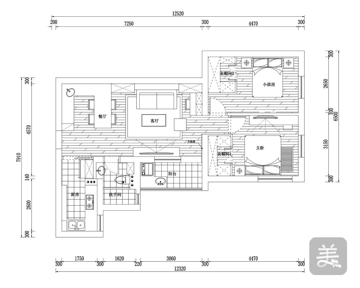 北欧风格装修案例业之峰,装修案例北欧风格