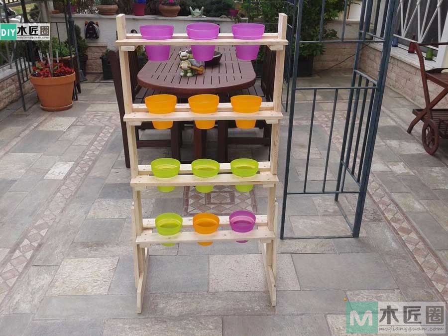 自制木质花架100种图解,如何自己制作植物花架教程