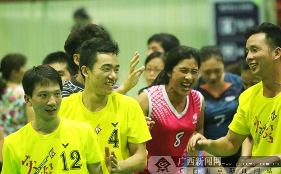 广西气排球锦标赛冠军,第十九届广西区直气排球比赛决赛