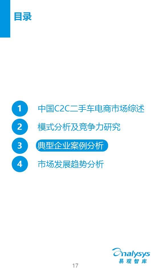 中国C2C二手车电子商务专题研究报告2015（简版）