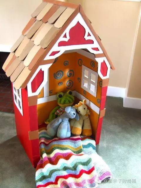 纸板益智类亲子游戏室内幼儿园,亲子纸箱游戏