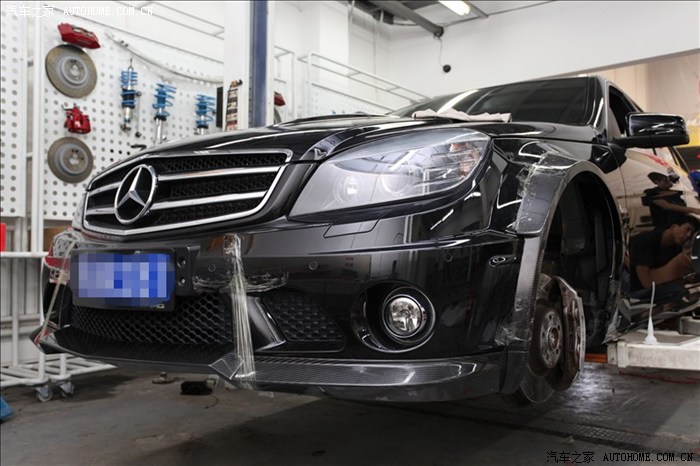 全记录怪兽版奔驰C63AMG改装C74