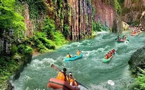 丹东黄椅山火山大峡谷漂流,丹东黄椅山漂流